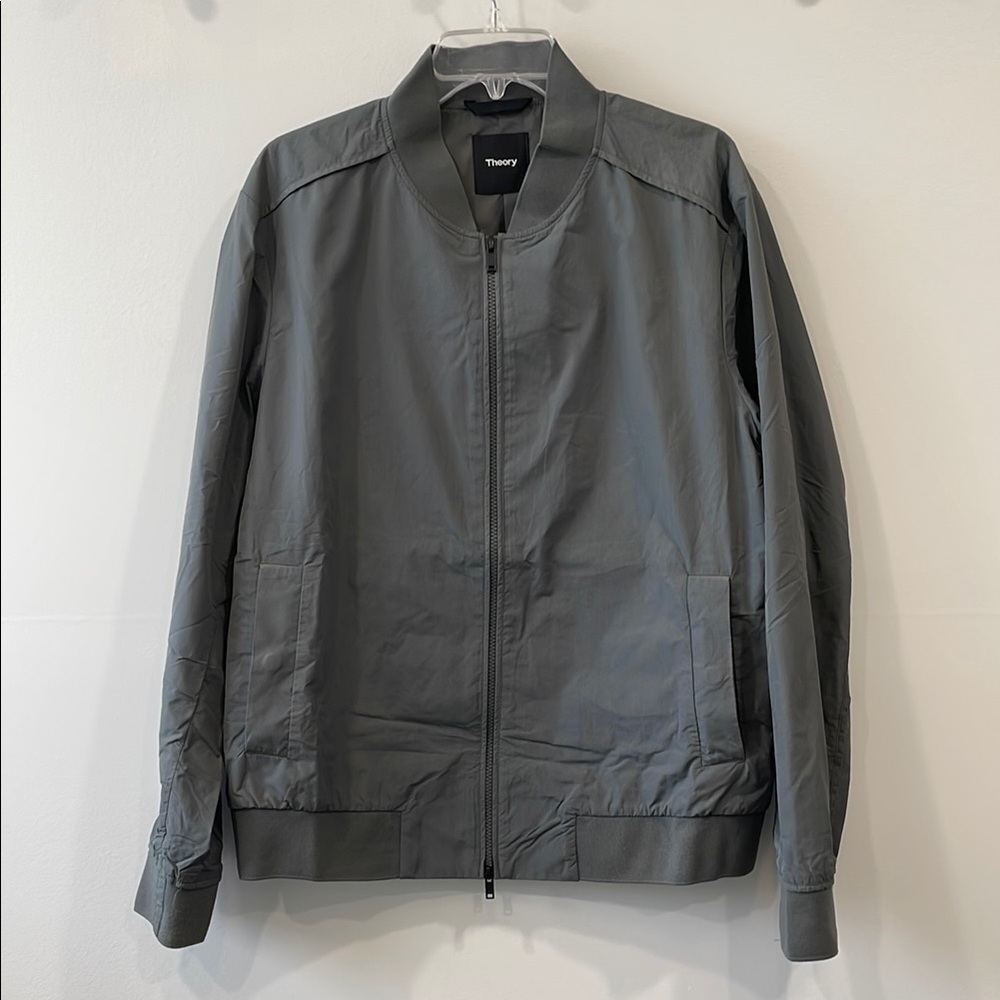 NWOT Theory Bomber Jacket with Stand-Up Collar